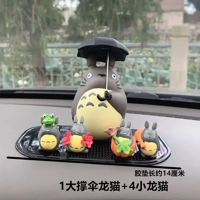 12cm Totoro Car Interior Ornament Anime Cute Action Figure Toys