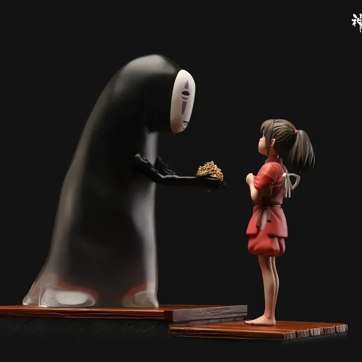 12cm Spirited Away Figure Ogino Chihiro Anime Figure Pvc No Face Man Action Figure Statue Doll - Ghibli Figure