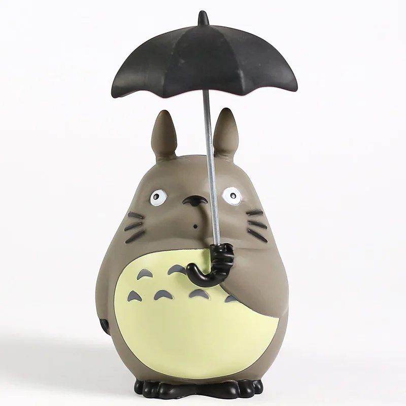 Miyazaki Hayao My Neighbor Totoro with Umbrella PVC Figure Collectible Model Toy - Ghibli Figure