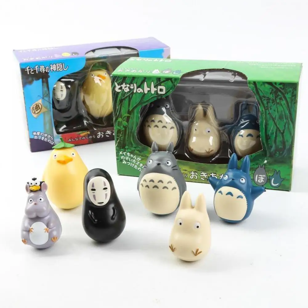 Totoro No Face Man Anime Figure Japanese Cartoon Movie Peripheral Toys Cute Doll Decoration Kawaii Gifts - Ghibli Figure